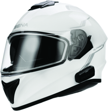 Load image into Gallery viewer, Sena Technologies Helmets and Accessories Sena Technologies Outforce Full Face Bluetooth Helmet Glossy White - XL