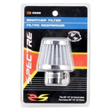 Load image into Gallery viewer, Spectre Engine Breather Filters Spectre Breather Filter 10mm Flange / 2in. OD / 1-3/4in. Height - White