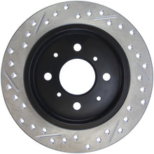 Load image into Gallery viewer, Stoptech Brake Rotors - Slot & Drilled StopTech 90-96 Acura Integra / 97-01 Integra (Exc. Type R) Slotted & Drilled Left Rear Rotor