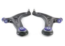 Load image into Gallery viewer, Superpro Caster Kits SuperPro 2011-2019 Ford Fiesta S Front Lower Control Arm Set w/ Bushings (+Caster)