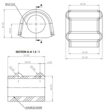 Load image into Gallery viewer, Superpro SPRSPF5504-21K Superpro Toyota Land Cruiser 300 Series (N/A North America) - 21mm LC300 Rear Sway Bar Bush Kit
