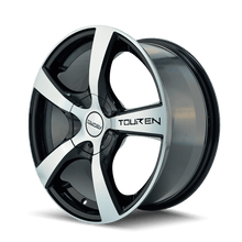 Load image into Gallery viewer, Touren Wheels - Cast Touren 3190 TR9 16x7 / 4x100/114.3 BP / 42mm Offset / 67.1mm Hub Gloss Black Machined Wheel