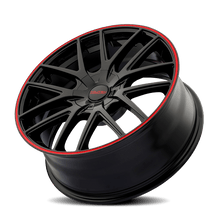 Load image into Gallery viewer, Touren Wheels - Cast Touren 3260 TR60 18x8 / 5x110/115 BP / 40mm Offset / 72.62mm Hub Gloss Black w/ Red Ring Wheel
