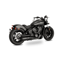 Load image into Gallery viewer, Vance and Hines Motorcycle Slip-On Vance & Hines 2025 Indian Scout Hi-Output Black Slip-On Exhaust