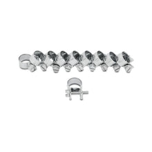 Load image into Gallery viewer, Vibrant Clamps Vibrant Inj Style Mini Hose Clamps 16-18mm clamping range Pack of 10 Zinc Plated Mild Steel