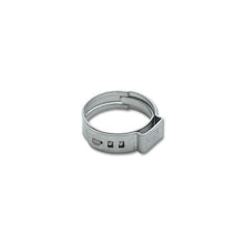 Load image into Gallery viewer, Vibrant Clamps Vibrant One Ear Stepless Pinch Clamps 9.4-11.9mm clamping range (Pack of 10) SS 7mm band width
