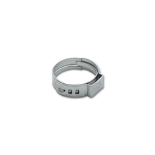 Load image into Gallery viewer, Vibrant Clamps Vibrant One Ear Stepless Pinch Clamps 9.4-11.9mm clamping range (Pack of 10) SS 7mm band width