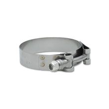Load image into Gallery viewer, Vibrant Clamps Vibrant SS T-Bolt Clamps Pack of 2 Size Range: 4.20in to 4.60in O.D. For use with 4in I.D. couplings