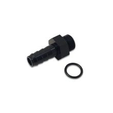 Load image into Gallery viewer, Vibrant Fittings Vibrant Aluminum Male -8AN ORB to 3/8in Barb w/O-Ring - Anodized Black