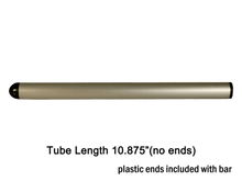 Load image into Gallery viewer, Vortex Racing Handlebars Vortex Racing Clip-On Standard Bar 10.875 Length- Silver