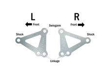 Load image into Gallery viewer, Vortex Racing Lowering Springs Vortex Racing 99-01,03-05 Yamaha YZF-R6,06-09 YZF-R6 S Lowering Link Kit- Silver