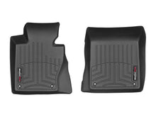 Load image into Gallery viewer, WeatherTech Floor Mats - Rubber WeatherTech 04+ BMW X3 Front FloorLiner - Black