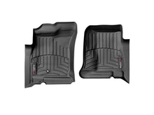 Load image into Gallery viewer, WeatherTech Floor Mats - Rubber WeatherTech 05+ Dodge Dakota Club Cab Front FloorLiner - Black