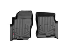 Load image into Gallery viewer, WeatherTech Floor Mats - Rubber WeatherTech 05+ Nissan Xterra Front FloorLiner - Black