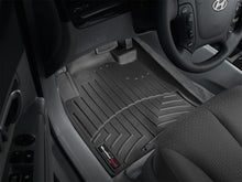 Load image into Gallery viewer, WeatherTech Floor Mats - Rubber WeatherTech 07-09 Hyundai Santa Fe Front FloorLiner - Black