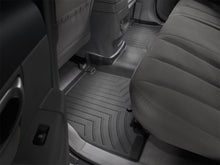 Load image into Gallery viewer, WeatherTech Floor Mats - Rubber WeatherTech 07-12 Hyundai Santa Fe Rear FloorLiner - Black