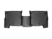 Load image into Gallery viewer, WeatherTech Floor Mats - Rubber WeatherTech 07-12 Hyundai Santa Fe Rear FloorLiner - Black