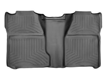 Load image into Gallery viewer, WeatherTech Floor Mats - Rubber WeatherTech 07-13 Chevrolet Silverado Crew Cab Rear FloorLiner - Black