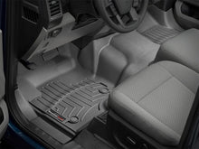 Load image into Gallery viewer, WeatherTech Floor Mats - Rubber WeatherTech 17+ Ford F-250/F-350/F-450 Front FloorLiner - Black (w/ 1st Row Bench Seats)