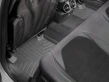 Load image into Gallery viewer, WeatherTech Floor Mats - Rubber WeatherTech 2017+ Alfa Romeo Giulia Rear FloorLiner - Black