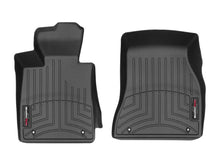 Load image into Gallery viewer, WeatherTech Floor Mats - Rubber WeatherTech 2017+ BMW 5-Series Front FloorLiner - Black (xDrive Only - Does Not Fit RWD)