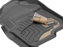 Load image into Gallery viewer, WeatherTech Floor Mats - Rubber WeatherTech 2017 Ford Super Duty (Super Cab / Crew Cab) Front FloorLiners and Rear 3D Mats - Black