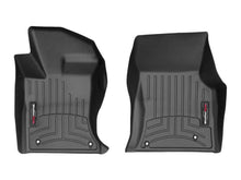 Load image into Gallery viewer, WeatherTech Floor Mats - Rubber WeatherTech 2017+ Jaguar XE Front FloorLiner - Black (AWD Only)