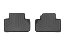 Load image into Gallery viewer, WeatherTech Floor Mats - Rubber WeatherTech 2019+ Audi Q5 2nd Row (2-Piece Liner) Rear FloorLiner - Black