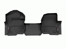 Load image into Gallery viewer, WeatherTech Floor Mats - Rubber WeatherTech 2023 Ford SuperDuty SuperCab 1st Row Console/Bench Carpeted 1st Row FloorLiner - Black