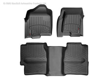 Load image into Gallery viewer, WeatherTech Floor Mats - Rubber WT FloorLiner - Front - Blk