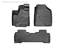 Load image into Gallery viewer, WeatherTech Floor Mats - Rubber WT FloorLiner - Rear - Blk