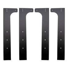 Load image into Gallery viewer, Wehrli WCFWCF25-40-120-FB Wehrli Modular Steel Work Bench Leg Kit 40in Tall x .120in Thick - Flat Black