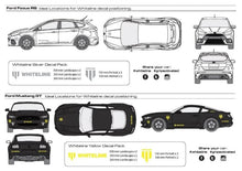 Load image into Gallery viewer, Whiteline Stickers/Decals/Banners Whiteline Decal Kits 10 Pk Black