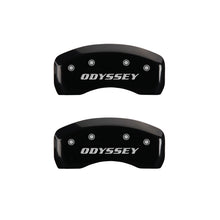Load image into Gallery viewer, MGP 4 Caliper Covers Engraved Front Honda Engraved Rear Odyssey Black finish silver ch Caliper Covers MGP