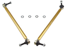 Load image into Gallery viewer, Whiteline 10+ Chevy Camaro FR Coupe Front Sway Bar - Link Assy H/D Adj Steel Ball (380mm C to C) Sway Bar Endlinks Whiteline