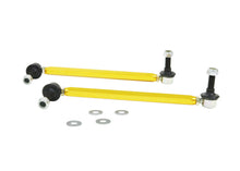 Load image into Gallery viewer, Whiteline 18-19 Kia Stinger Front Sway Bar Link Assembly Heavy Duty Adjustable Steel Ball Sway Bar Endlinks Whiteline