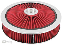 Load image into Gallery viewer, Spectre ExtraFlow HPR Air Cleaner Assembly 14in. x 3in. - Red Air Filters - Universal Fit Spectre