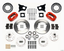 Load image into Gallery viewer, Wilwood Forged Dynalite Front Kit 11.00in Red AMC 71-76 OE Disc w/o Bendix Brakes Big Brake Kits Wilwood