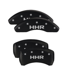 Load image into Gallery viewer, MGP 4 Caliper Covers Engraved Front & Rear Gen 5/RS Red finish silver ch Caliper Covers MGP