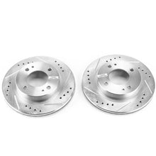 Load image into Gallery viewer, Power Stop 14-15 Mitsubishi Mirage Front Evolution Drilled & Slotted Rotors - Pair Brake Rotors - Slot & Drilled PowerStop