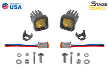 Load image into Gallery viewer, Diode Dynamics Stage Series C1 LED Pod Pro - Yellow Flood Standard ABL (Pair) Light Accessories and Wiring Diode Dynamics