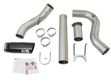 Load image into Gallery viewer, aFe ATLAS 5in DPF-Back Alum Steel Exhaust System w/Black Tip 2017 Ford Diesel Trucks V8-6.7L (td) DPF Back aFe