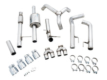 Load image into Gallery viewer, AWE Tuning 4th Gen GM 1500 5.3L 0FG Catback Split Rear Exit (w/ Bumper Cutouts) - Quad Chrome Tips Catback AWE Tuning