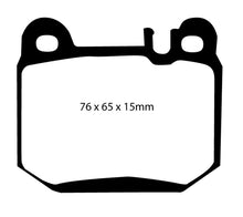 Load image into Gallery viewer, EBC 04-07 Maserati Quattroporte 4.2 Redstuff Rear Brake Pads Brake Pads - Performance EBC