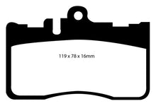 Load image into Gallery viewer, EBC 01-06 Lexus LS430 4.3 Redstuff Front Brake Pads Brake Pads - Performance EBC