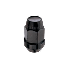 Load image into Gallery viewer, McGard Hex Lug Nut (Cone Seat Bulge Style) 1/2-20 / 3/4 Hex / 1.45in. Length (4-pack) - Black Lug Nuts McGard
