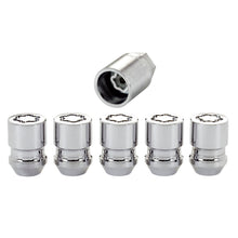 Load image into Gallery viewer, McGard Wheel Lock Nut Set - 5pk. (Cone Seat) M12X1.25 / 13/16 Hex / 1.28in. Length - Chrome Lug Nuts McGard