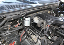 Load image into Gallery viewer, J&L 99-04 Ford Lightning Passenger Side Oil Separator 3.0 - Clear Anodized Oil Separators J&L