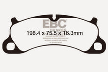 Load image into Gallery viewer, EBC 12-15 Porsche 911 (991) (Cast Iron Rotor only) 3.8 Carrera S Redstuff Front Brake Pads Brake Pads - Performance EBC