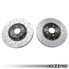 Load image into Gallery viewer, 034 Motorsport 034-301-1007 034 Motorsport 2-Piece Floating Front Brake Rotor Upgrade Kit for the Audi B8 & B8.5 S4/S5